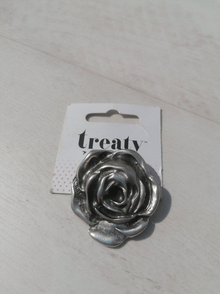 treaty rose brooch 16.99 now £12 - Crabtree Cottage