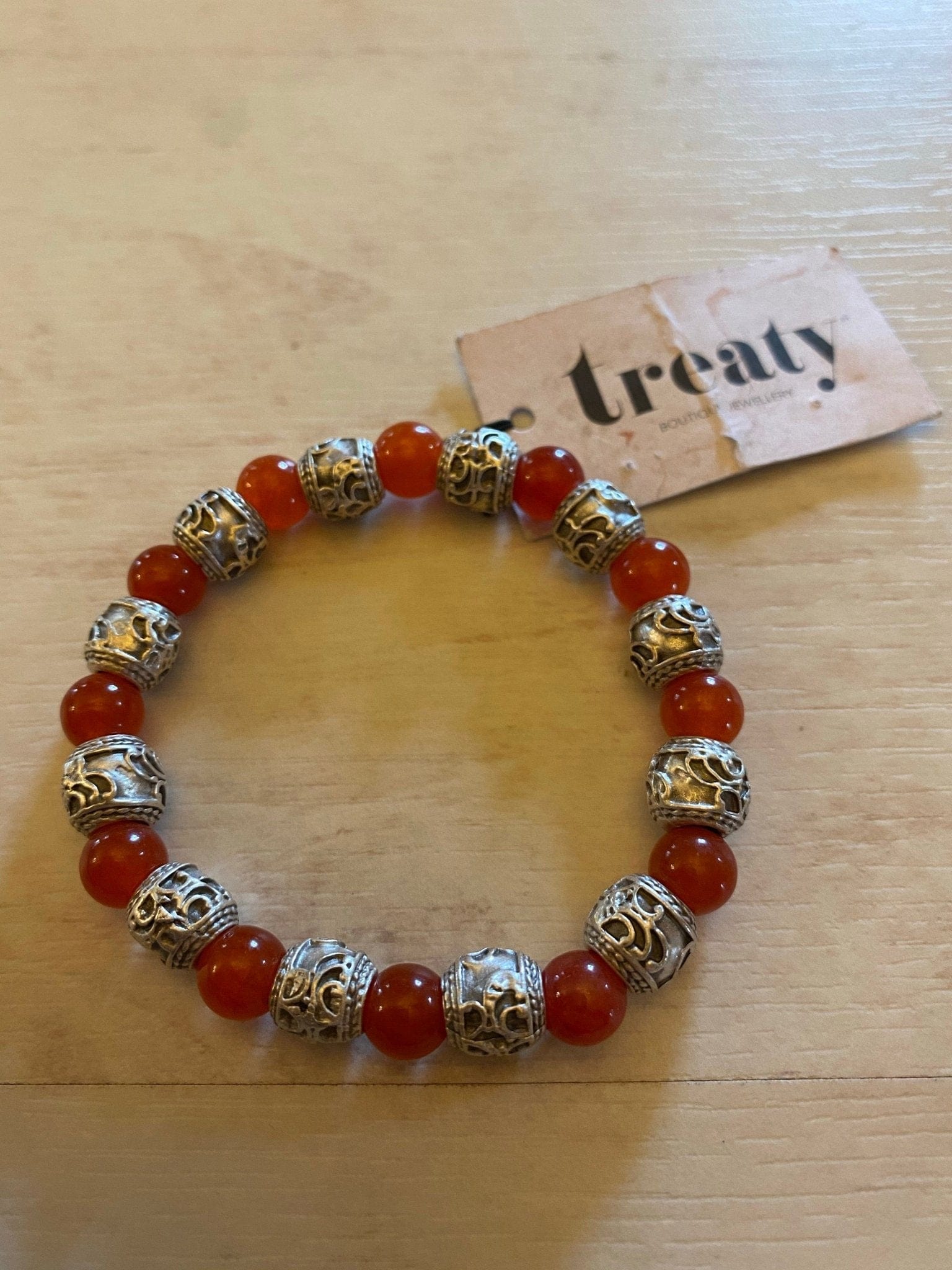 Treaty Shay Red Bracelet - Crabtree Cottage